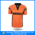 Günstige Großhandel Fußball Jersey Orange Fußball Uniformen für Teams